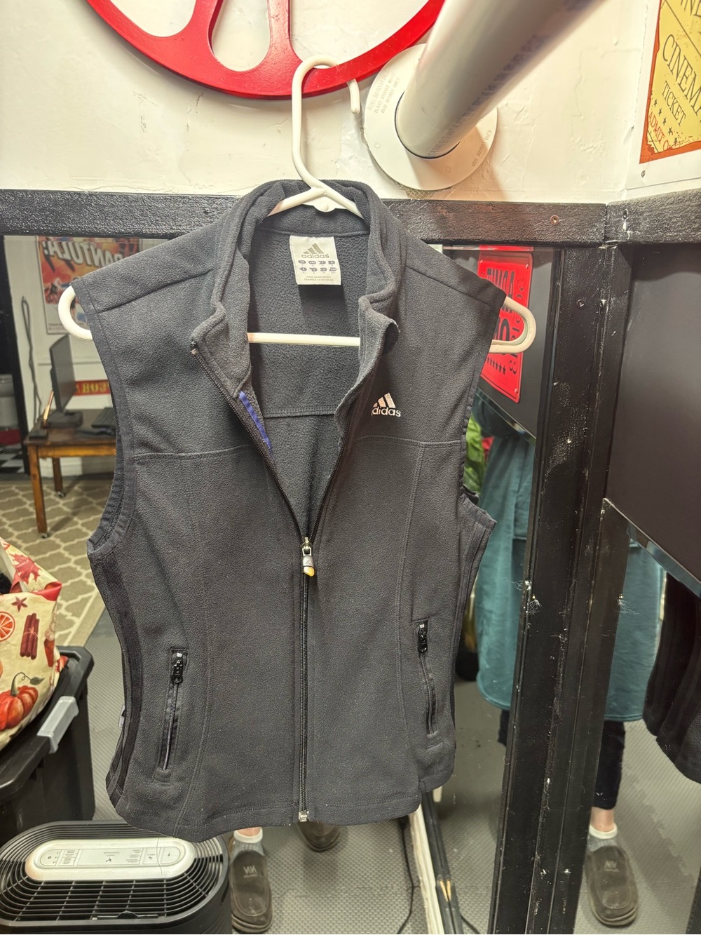 Adidas Black Fleece Vest